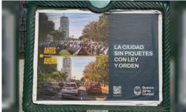 Choque entre Jorge Macri y Patricia Bullrich por afiches sobre cortes en la 9 de Julio