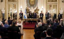 Juró Santilli en la Rosada como nuevo Jefe de Gabinete