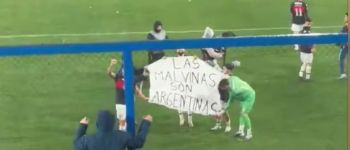 Tigre replicó a la Selección argentina con una bandera sobre las Islas Malvinas